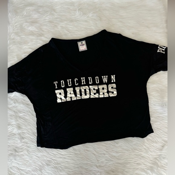 Pink Raiders crop top XS - Picture 1 of 3
